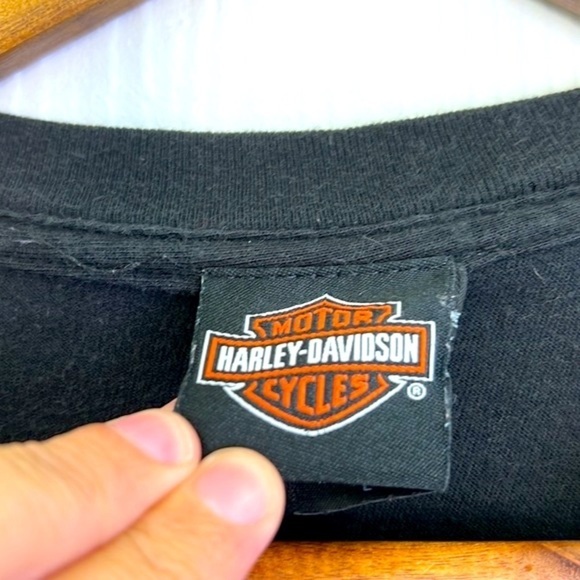Harley Davidson - Bald Eagle Speed Power Folsom CA Short Sleeve T Shirt Size LG - Picture 7 of 12